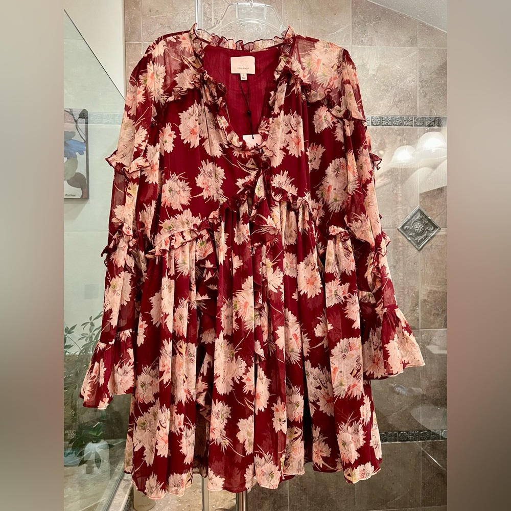 Cinq a Sept Mae Bouquet Albani dress NWT